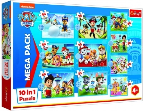 Sestavljanka Paw Patrol Trefl 10v1