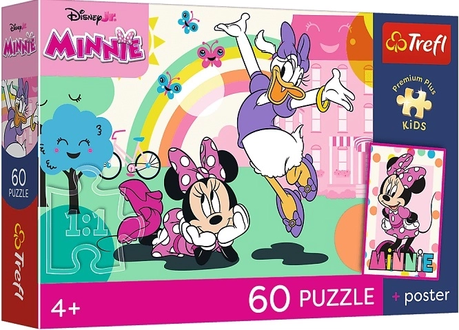 Trefl Premium Plus Kids otroške sestavljanke Nasmeh Minnie 60 kosov