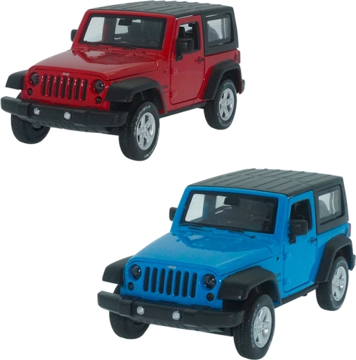 Kovinski model JEEP Wrangler 1:32 s svetlobo in zvokom