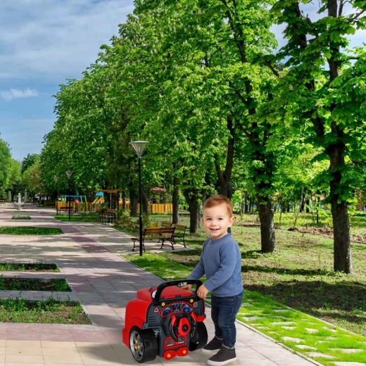 Potiskalni avtomobilček za podporo hoji