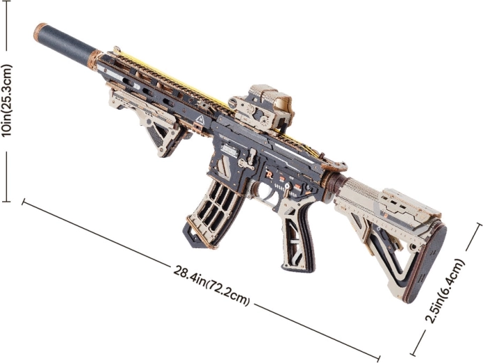 Large, detailed model without glue