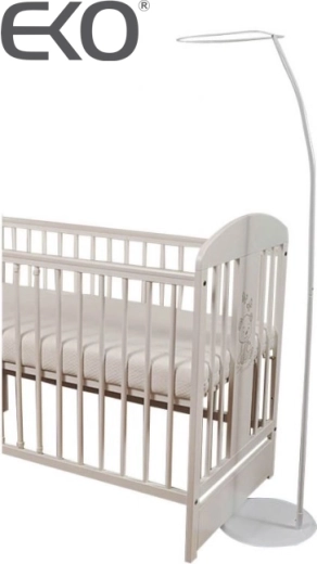 EKO free-standing metal canopy holder, white, 1.6 m