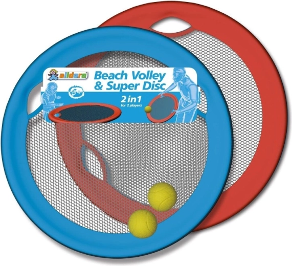 Super metni disk 50 cm – set 2 kosov z mrežico in žogicami