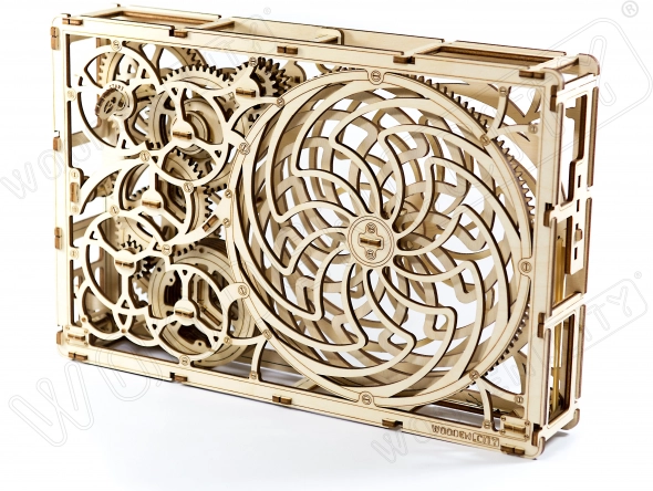 WOODEN CITY 3D sestavljanka Kinetična slika, 185 delov