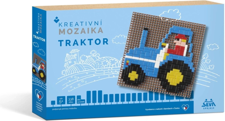Ustvarjalni mozaik Traktor (338 kosov)