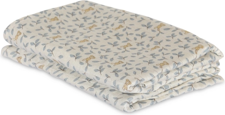 NUUROO josefine muslinske bambusove plenice bunny leaf - 2 kosa