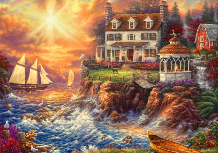 Bluebird sestavljanka Življenje na grebenu 2000 koščkov