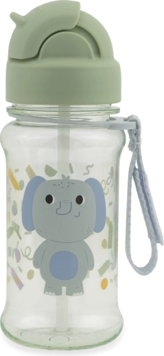 Skip Hop steklenička s slamico 355 ml Zoo Besties slon