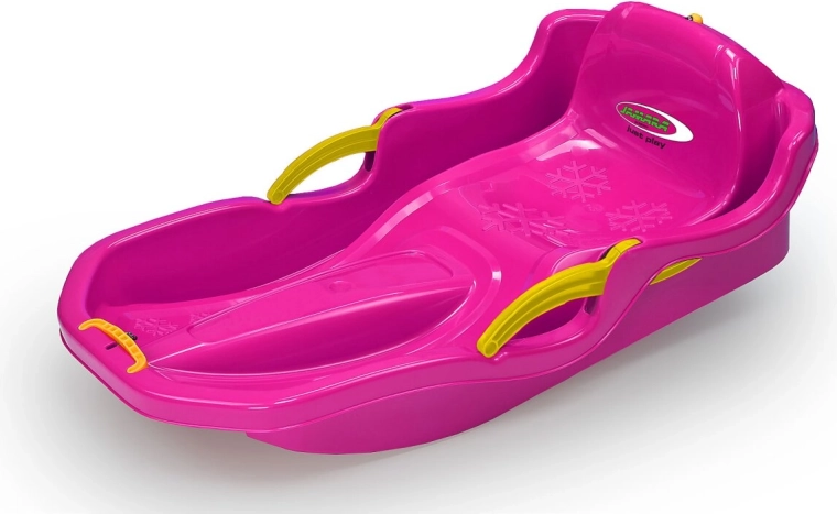 Snow Play bob Comfort 80 cm roza z ročno zavoro – 1 kos