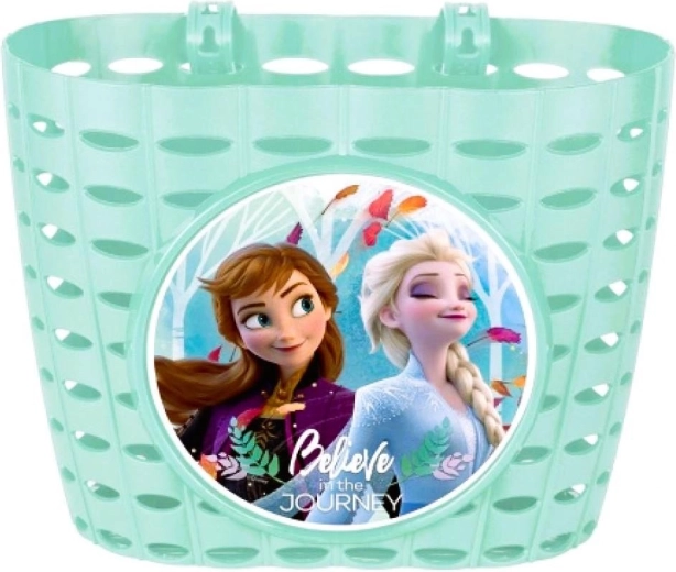 Turkizna otroška košarica za kolo Disney Frozen