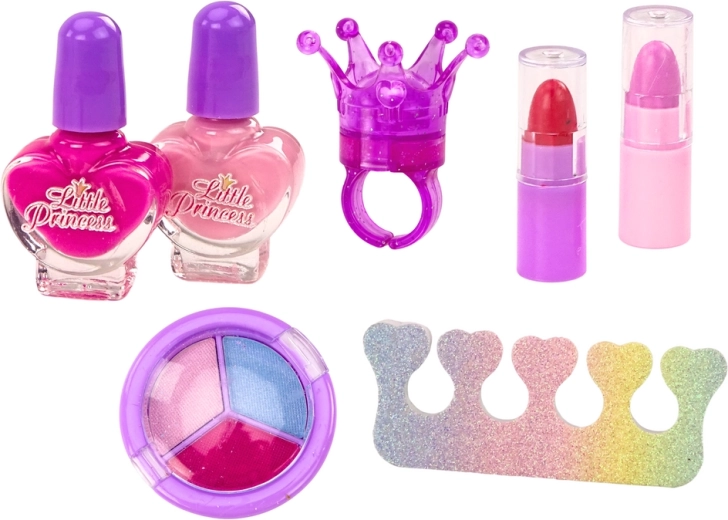 Complete set for first makeup and manicure