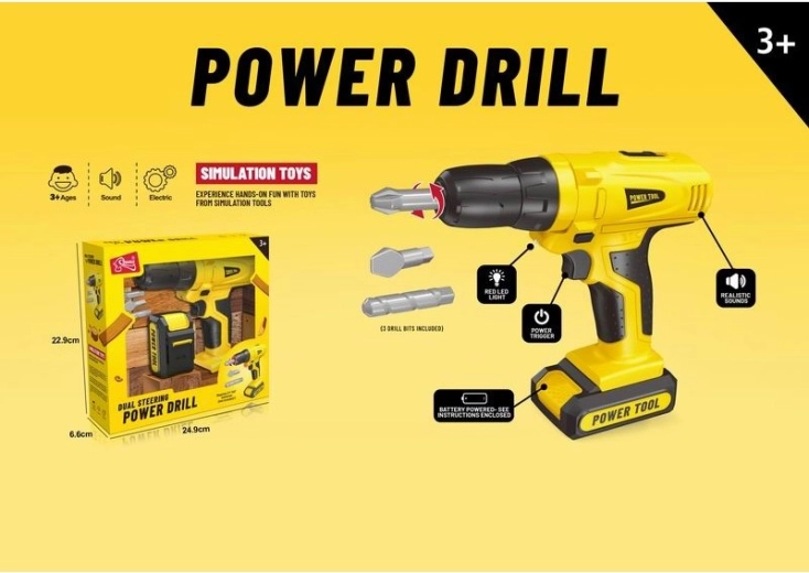 Power Tool otroški vrtalnik in vijačnik za igro