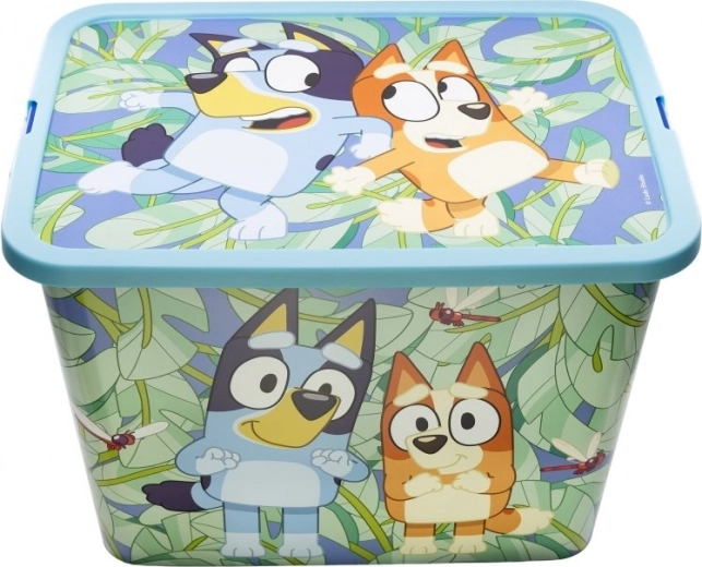 shranjevalna škatla 23 l BLUEY s pokrovom