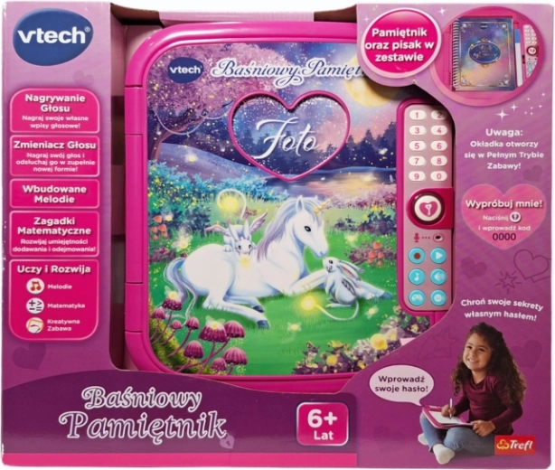 VTech Pravljični dnevnik s ključavnico