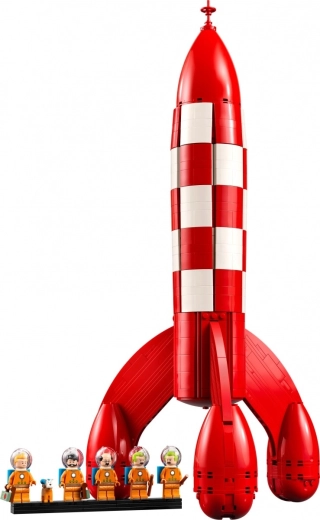 Ikonična zasnova rakete iz Tintinovih stripov