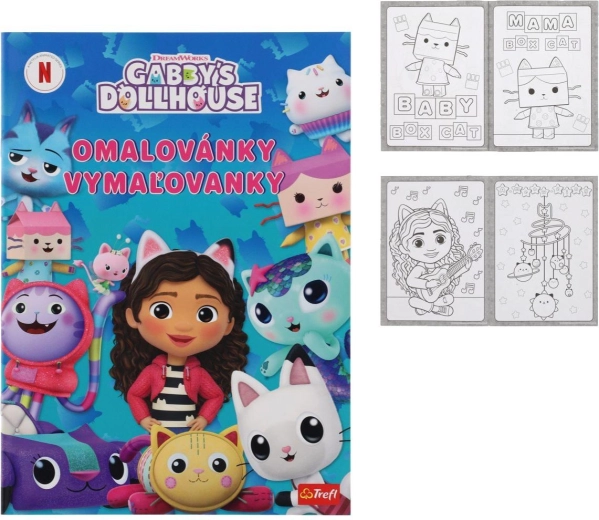 Pobarvanke Gabby's Dollhouse 20 × 27,5 cm