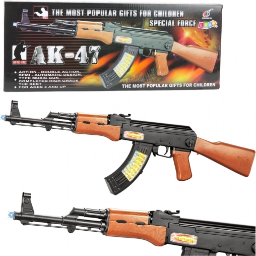 Otroška igrača AK‑47 z lučmi in zvoki 68,5 cm