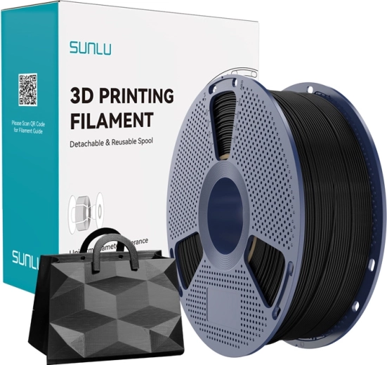 Sunlu TPU Silk filament črn 1,75 mm 1 kg