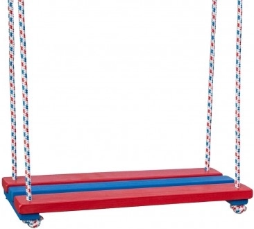 Lesena barvna gugalnica – gugalna deska 46 × 20 cm, nosilnost 80 kg