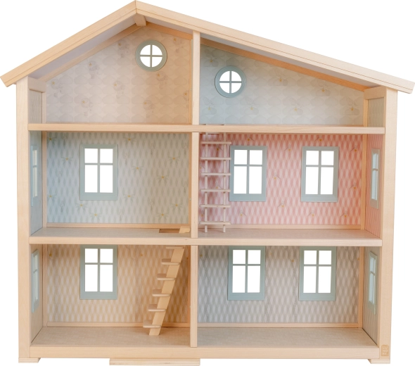Lesena hišica za punčke Wonder House Lundby
