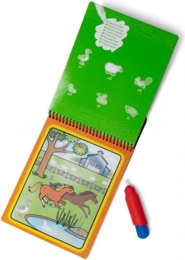 Čarobne barve na dotik vode