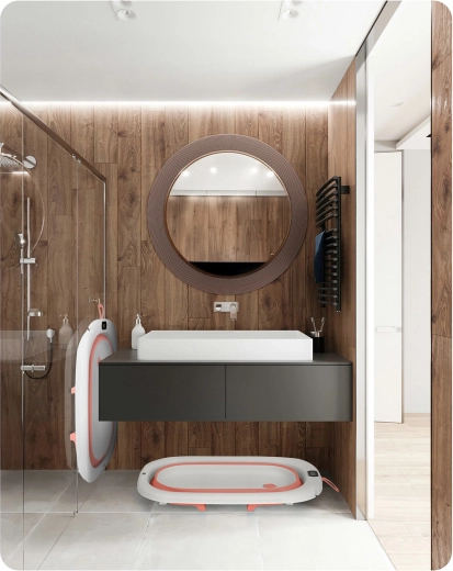 Prostorsko varčna, stabilna in pripravljena za na pot