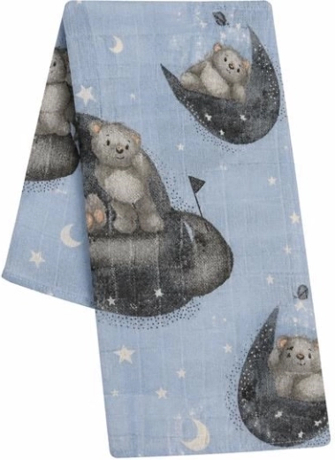 Bombažna plenica s potiskom New Baby Dreams - 1 kos