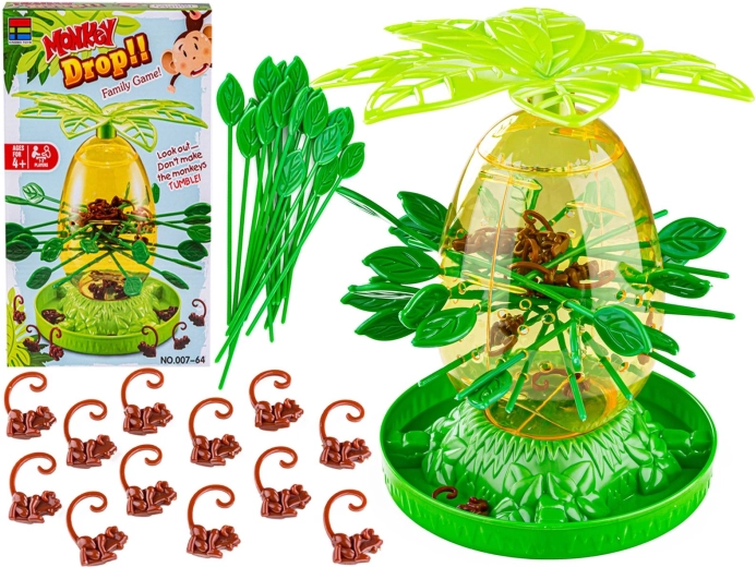 Monkey Drop falling monkeys – family dexterity game