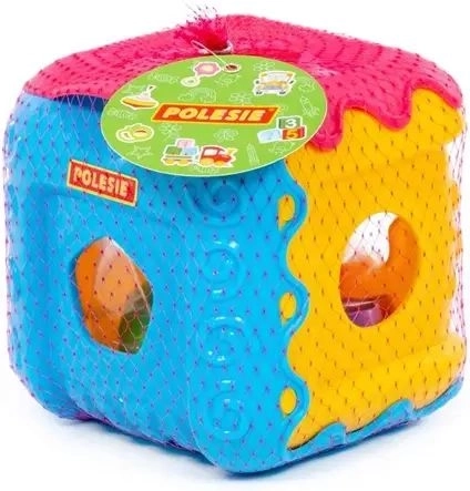 Barvni izobraževalni sortirnik v obliki kocke