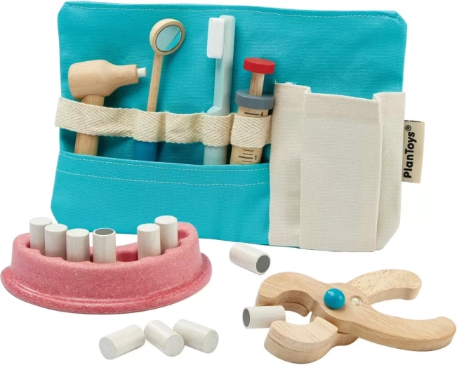 Leseni zobozdravniški set PlanToys