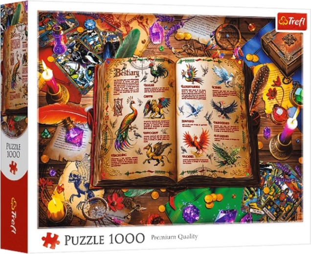 Sestavljanka Atlas fantastičnih ptic – 1000 kosov