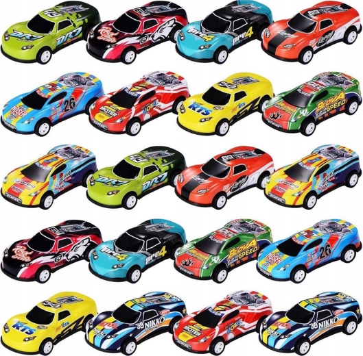 50 racing cars in various designs