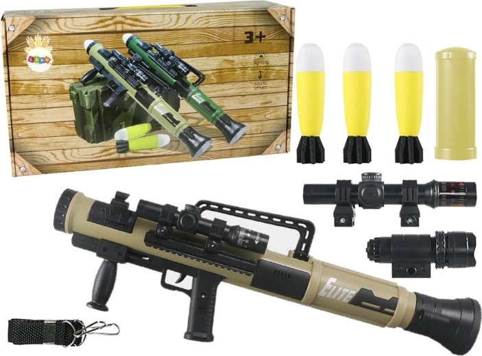 Rocket Launcher Toy with Sound and Light Effects