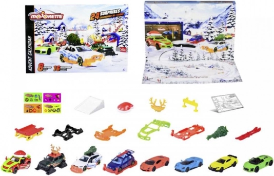 Majorette adventni koledar 2024 z avtomobilčki 1:64