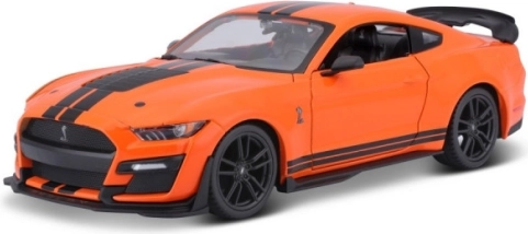 Model avtomobila 2020 FORD MUSTANG SHELBY GT500 1:24 oranžen