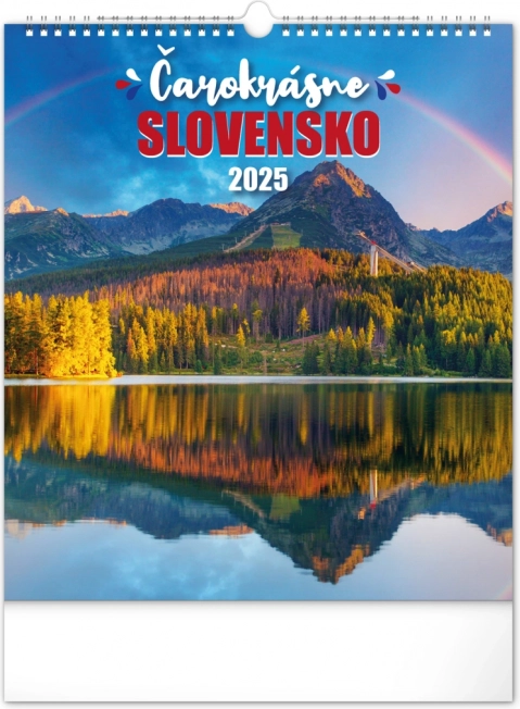 Stenski koledar Čarobna Slovenija 2025, 30 × 34 cm