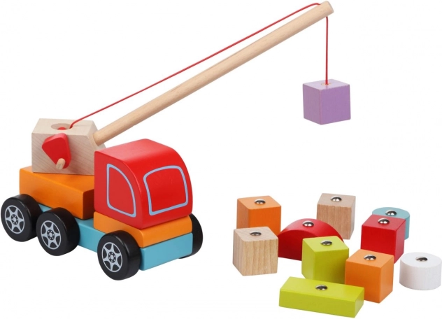 Cubika Leseni Žerjav z Magnetom