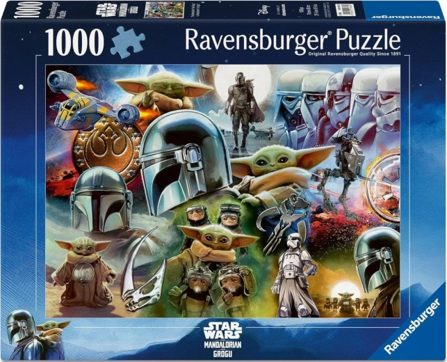 Ravensburger puzzle Star Wars: Mandalorian and Grogu 1000 pieces