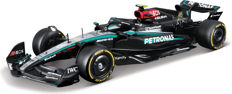 Avtentični Mercedes-AMG Petronas W15 (2024) v merilu 1:24