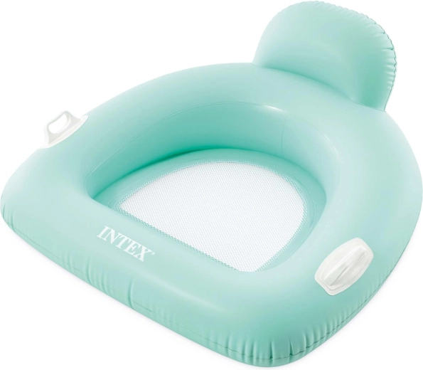 Napihljiv vodni naslonjač Intex v mint barvi