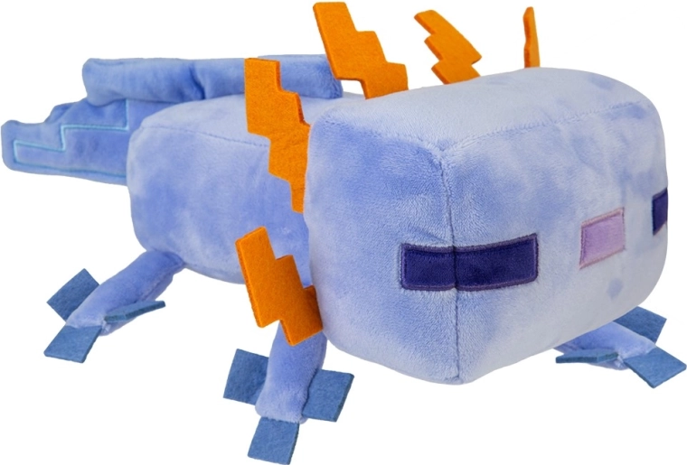Minecraft plišasti aksolotl moder 28 cm