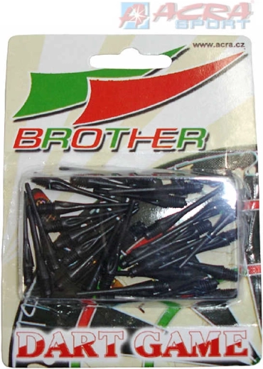 Acra nadomestne plastične konice za pikado Brother, komplet 30 kosov
