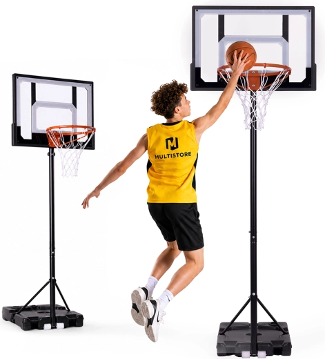 MOVEPRO prostostoječi nastavljiv košarkarski koš z tablo do 210 cm