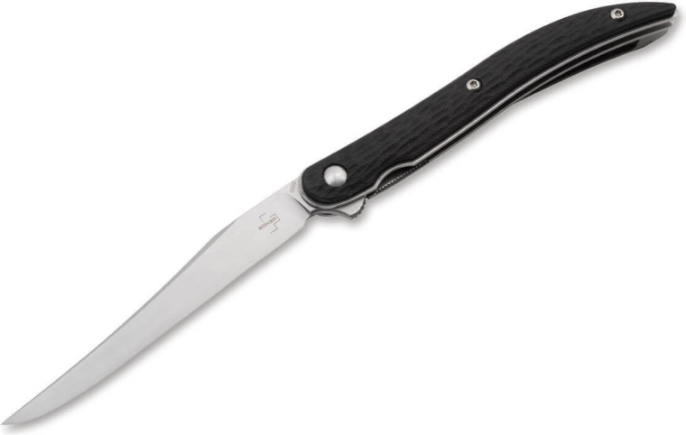 Žepni nož BÖKER Plus Urban Texas Toothpick, 8,4 cm, G10, črn, s sponko