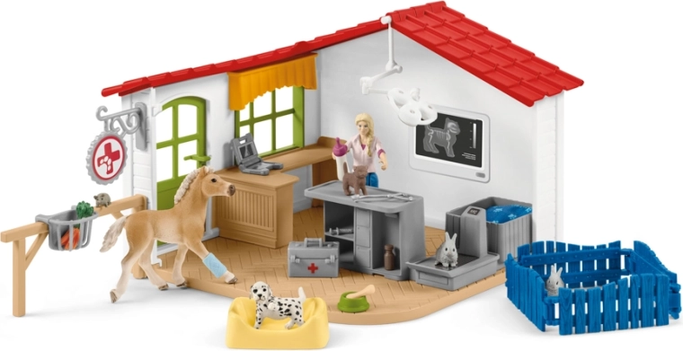 Schleich veterinarska ambulanta za domače živali