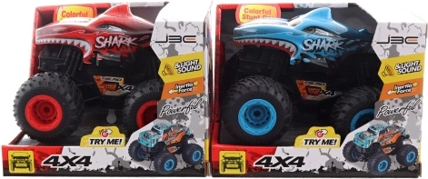 Jeep z motivom morskega psa, s svetlobo in zvokom