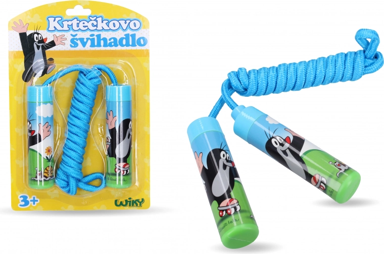 Skakalna vrv Krtek na drsalkah 230 cm