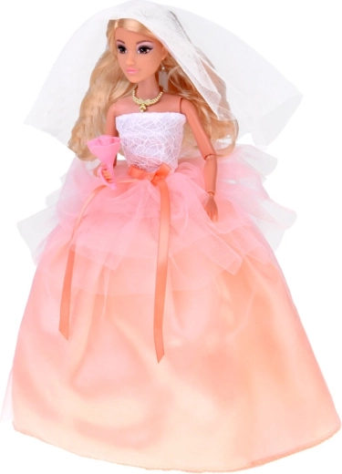 Dolgi blond lasje za česanje