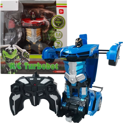 RC transformacijski avto in robot Turbobot na daljinsko upravljanje