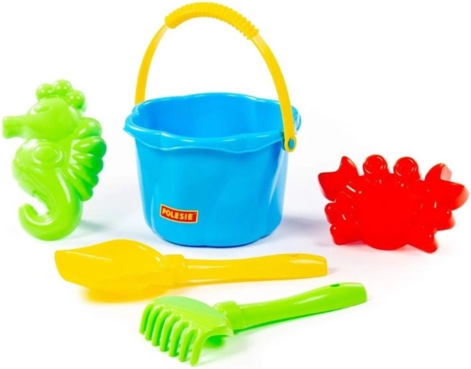 Set za pesek z vedrčkom v obliki cveta